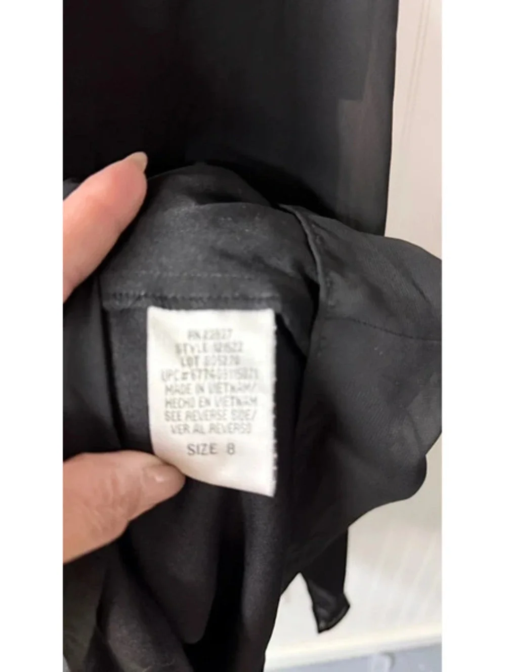 J.R. Nites cocktail dress black chiffon overlay ruffle Y2K vintage new